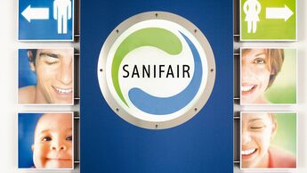 Eingangsbereich Sanifair-Anlage