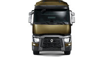 Einige Familienähnlichkeiten zum Volvo FH sind kaum zu übersehen, wobei das Kühlerdesign dem Renault T einen eigenen Charakter verleiht.
