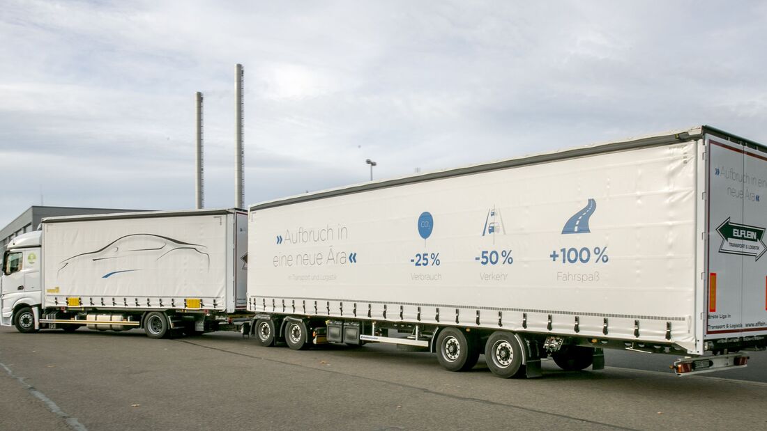Elflein Lang-Lkw Startschuss