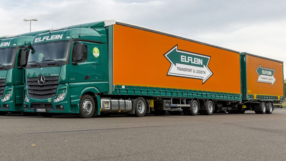 Elflein Lang-Lkw Startschuss