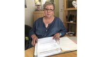 Elke Meyer, Witwe des bei selbstverschuldeten Auffahrunfall (Stauende) getöteten Lkw-Fahrers Thorsten Meyer. Report FF 7/2019.