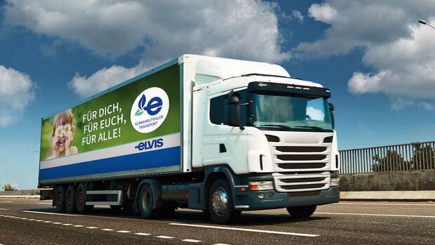 Elvis bietet klimaneutrale Lkw-Transporte an