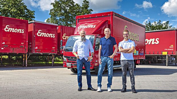 Emons, E-Lkw, Stuttgart