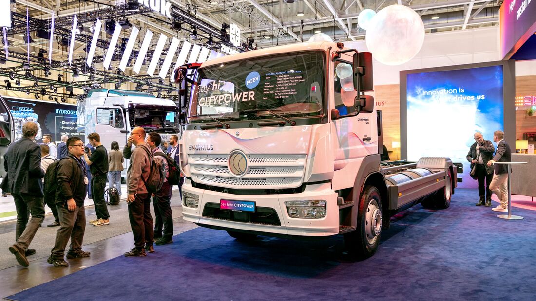 ENGINIUS Unveils Emission-Free CITYPOWER Trucks at IAA: Setting New Standards for Sustainable Transport