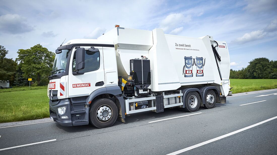 Entsorger-Lkw von Remondis