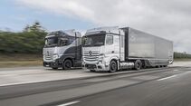 Entwicklungsmeilenstein erreicht: Daimler Truck testet Brennstoffzellen-Lkw mit Flüssigwasserstoff

Development milestone: Daimler Truck tests fuel-cell truck with liquid hydrogen