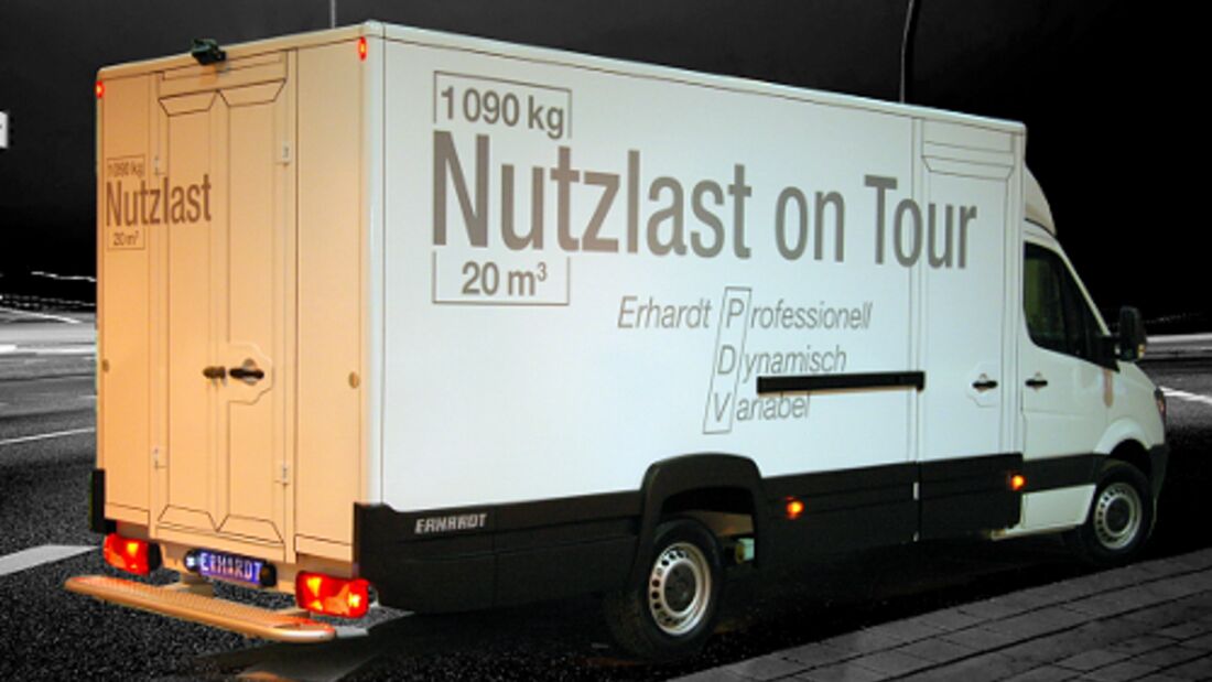 Erhardt bringt neuen Aufbau für 3,5-Tonner