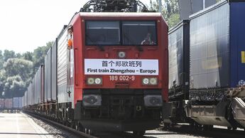 Erster Güterzug aus Zhengzhou in Hamburg eingetroffen
