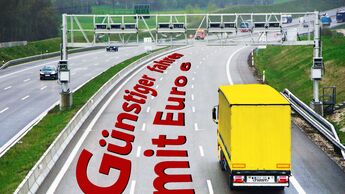 Euro 6, günstiger, Autobahn, Mautbrücke