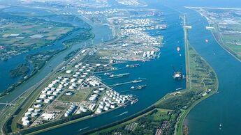 Euroopoort am Hafen Rotterdam