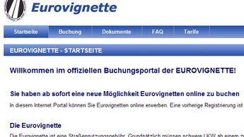 Eurovignette online buchen
