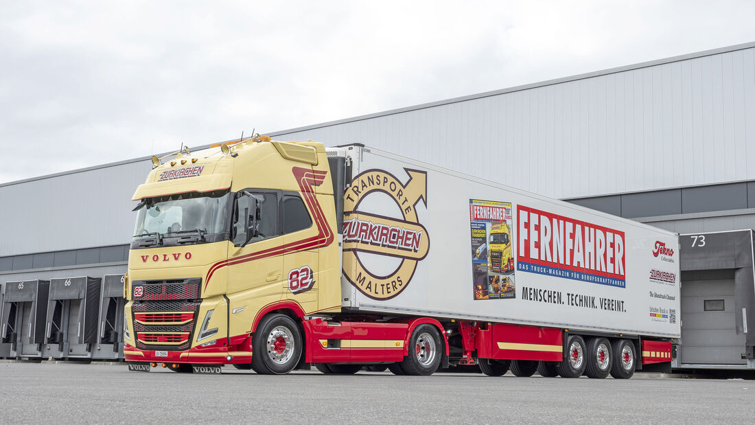FERNFAHRER-Partnertruck Armin Zurkirchen, Zurkirchen Carreisen & Transport GmbH, Schweiz, FF 6/2023; Volvo Trucks, Aldi Suisse Zentrallager Perlen