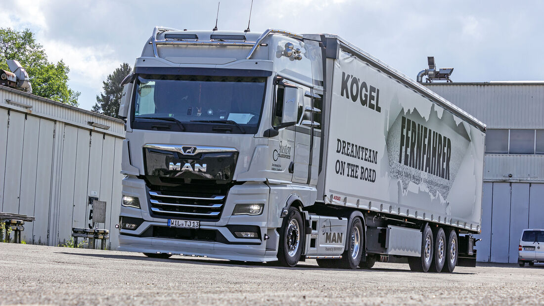 FERNFAHRER Partnertruck Günter Justen Transporte Willich Flußbach 2026 MAN TGX Kögel Cargo