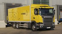 Fahrbericht Scania G320 Hybrid alternativer Antrieb Verteiler Lkw