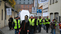 Fahrerdemo in Aschaffenburg