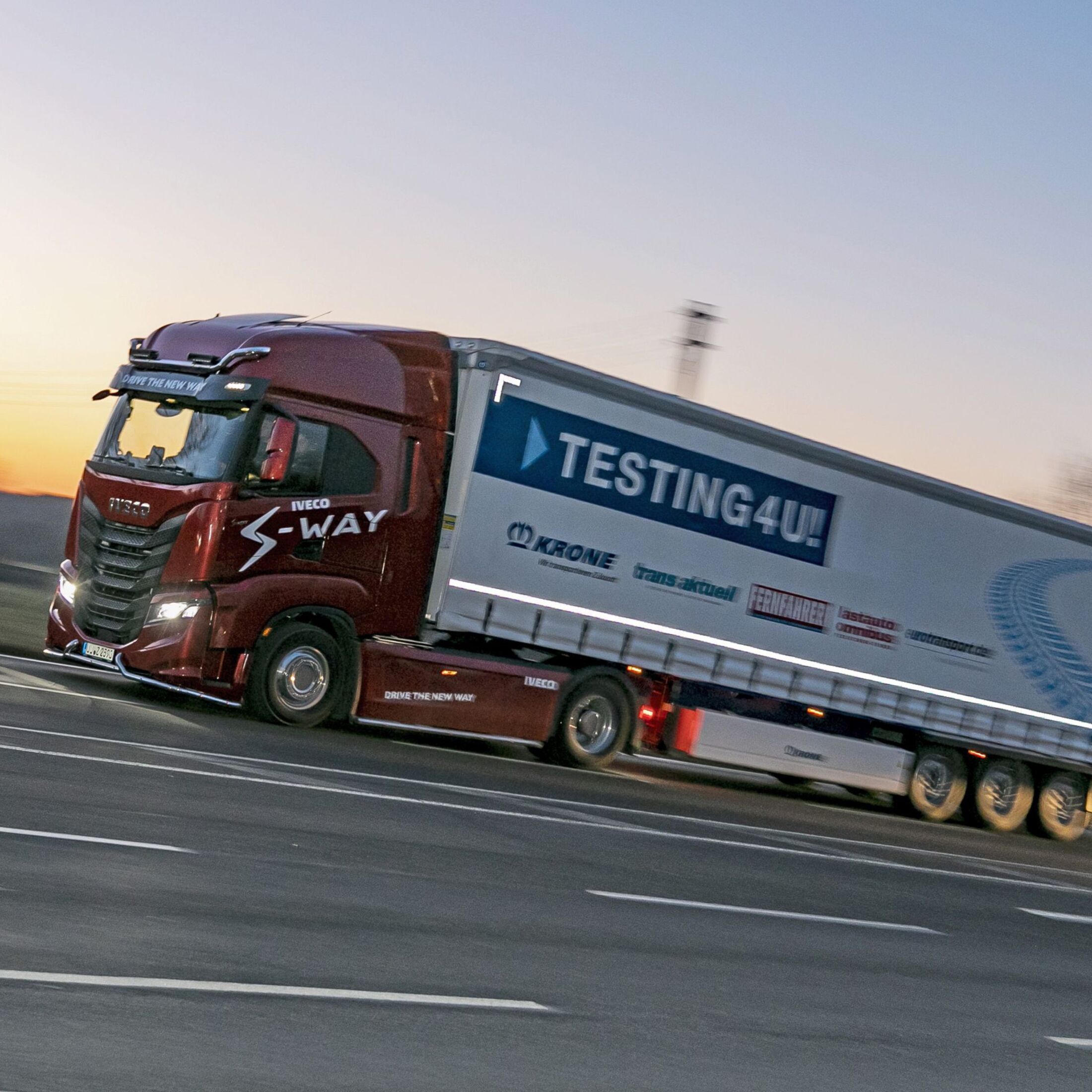 KEYENCE IVECO S-WAY SOLLE spedition S-Way 480 im Fahrertest