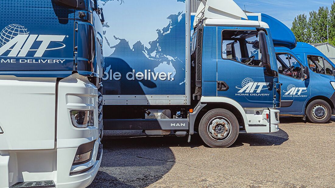 Fahrzeug-Flotte von AIT Home Delivery