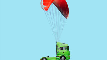 Fallschirm, Lkw