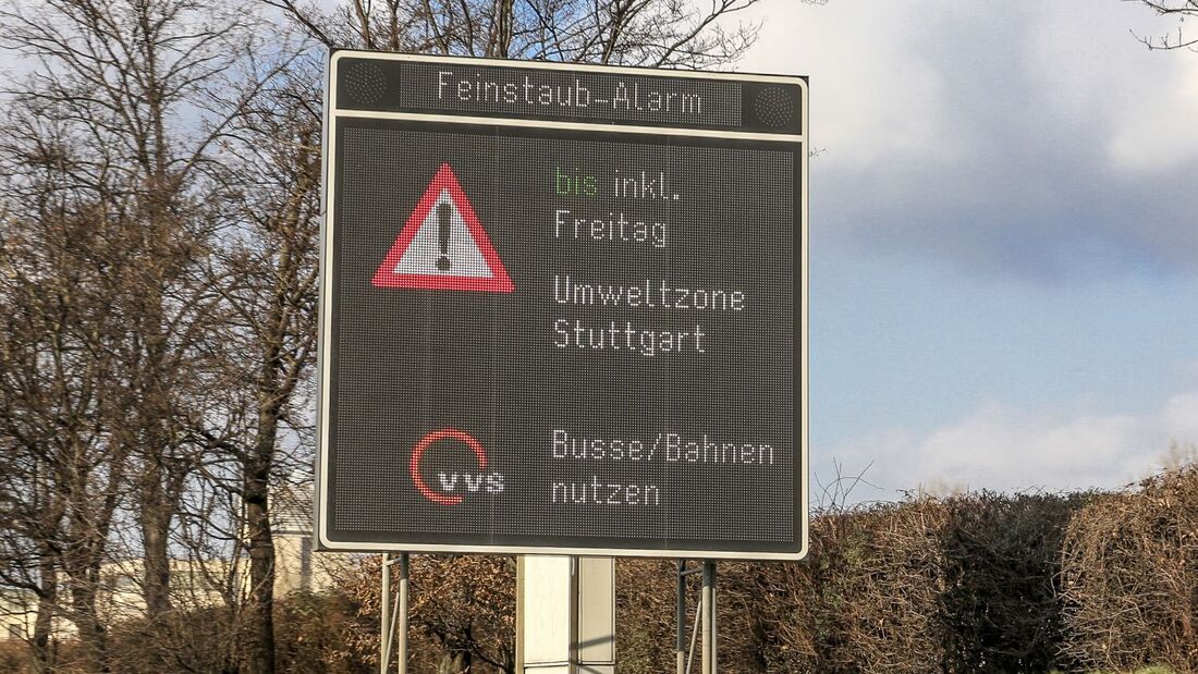 Feinstaubwarnung