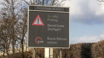 Feinstaubwarnung