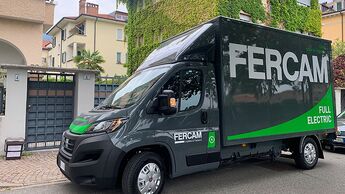 Fercam nutzt den E-Ducato für nachhaltige Transporte.