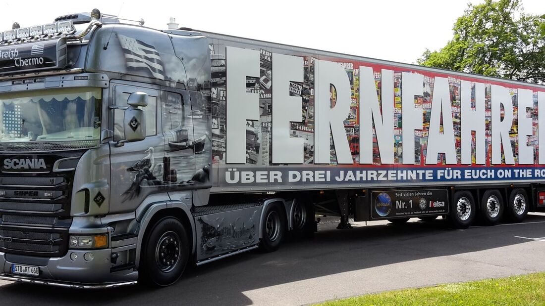 Fernfahrer ist auch dieses Jahr mit seinen Showtrucks am Ring