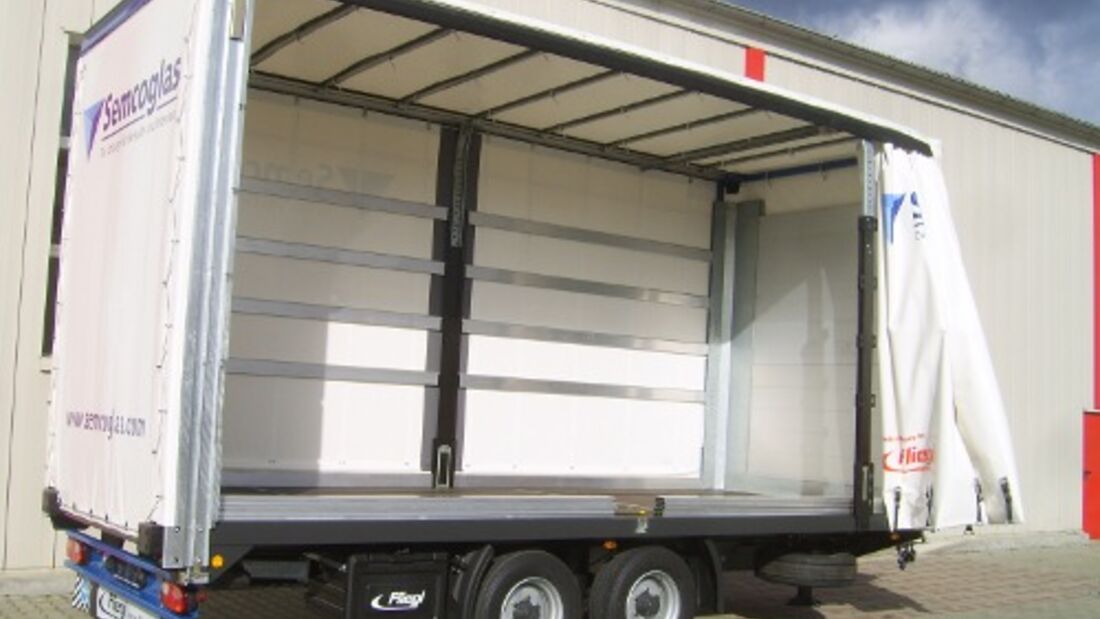 Fliegl: Mehr Sicherheit bei Glastransporten