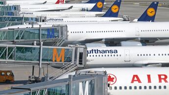 Flughafen, Flugzeuge, Lufthansa