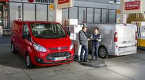 Ford Transit Custom 2.2 TDCi 310L2, Opel Vivaro 1.6 Biturbo CDTIECoflex L1H1