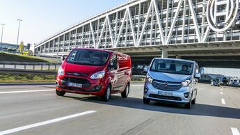 Ford Transit Custom 2.2 TDCi 310L2, Opel Vivaro 1.6 Biturbo CDTIECoflex L1H1