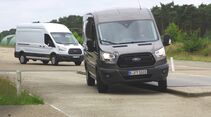 Fords Transporter-Teststrecke in Lommel/Belgien