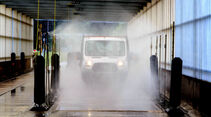 Fords Transporter-Teststrecke in Lommel/Belgien