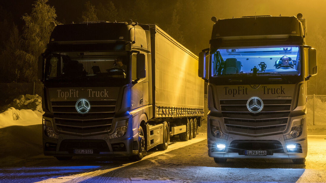 Forschung Daimler Trucks: Deutlich mehr Licht: Messbare Vorteile fÃ¼r Lkw-Fahrer durch kÃ¼nstliches Tageslicht im Fahrerhaus