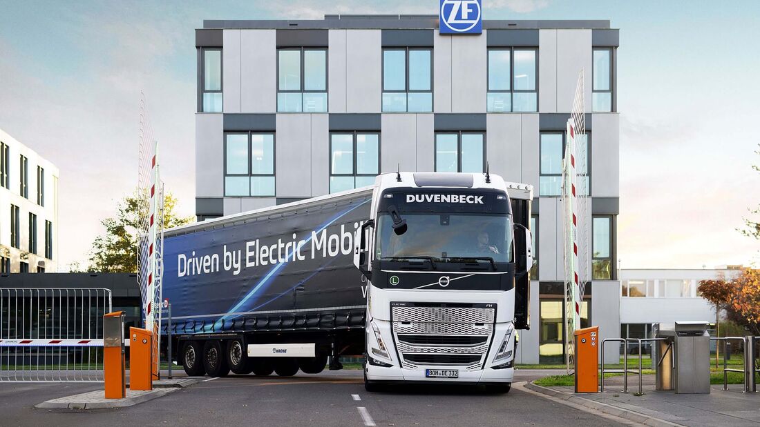 Für ZF Saarbrücken setzt Duvenbeck im Nahverkehr nur noch E-Lkw ein. 
