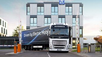 Für ZF Saarbrücken setzt Duvenbeck im Nahverkehr nur noch E-Lkw ein. 