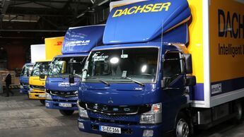 Fuso, eCanter, Berlin, DHL, DB Schenker, Dachser, Rhenus