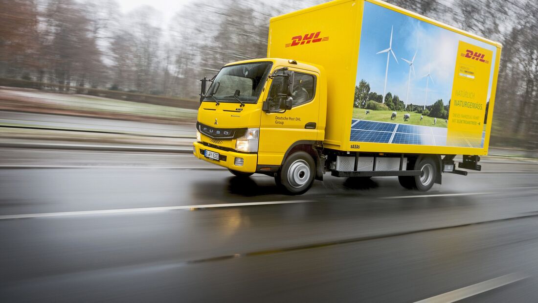 Fuso eCanter Berlin Rhenus Deutsche Post DHL Dachser DB Schenker E-Fuso