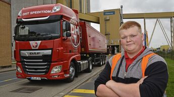 GHT Spedition, Profi im Profil FF 9/2017, neuer DAF XF, Mälzerei-Tour. 