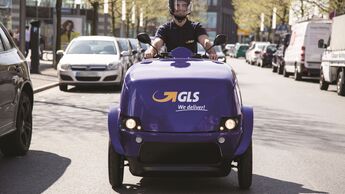 GLS, eScooter, letzte Meile, Zustellung