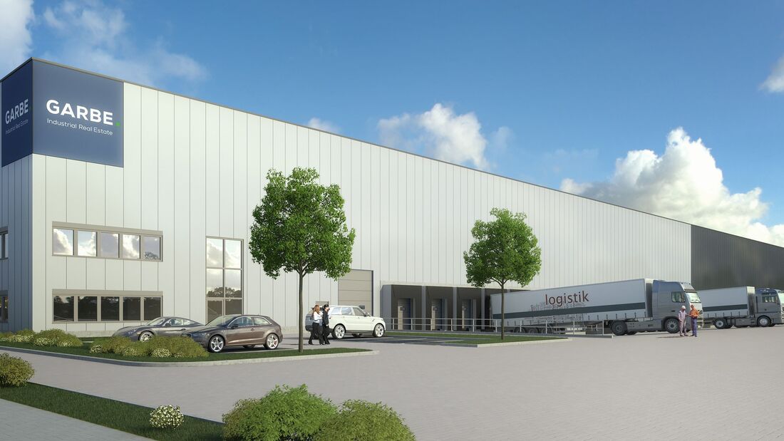 Garbe-Logistikzentrum für Rudolph Logistik in Rheinberg