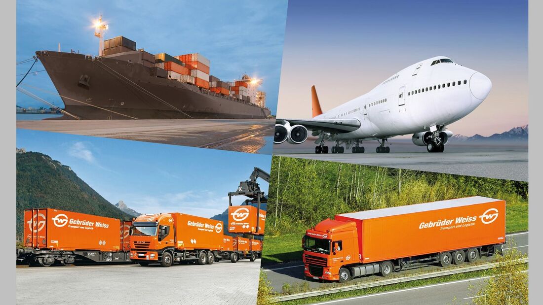 Gebrüder Weiss, Montage, Intermodal