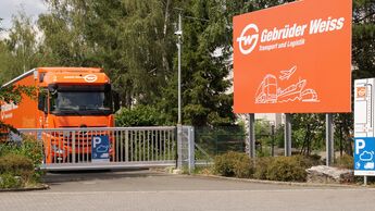 Gebrüder Weiss, Parkplatz, Betriebsgelände, Nürnberg, Bosch Secure Truck Parking, Parkareal