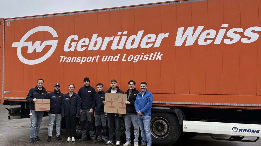 Gebrüder Weiss unterstützt die Johanniter Weihnachtstrucker