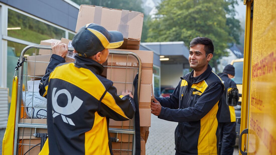 Geflüchtete bei DHL