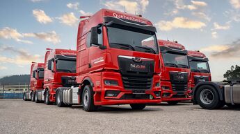 Geis-Tochter Quehenberger Logistics modernisiert die Lkw-Flotte durch Zugmaschinen von MAN Truck & Bus.