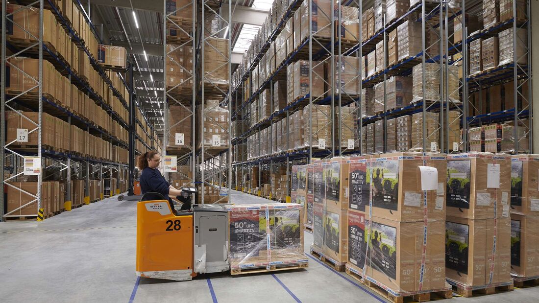 Geis macht in Nürnberg die Kontraktlogistik für Grundig.