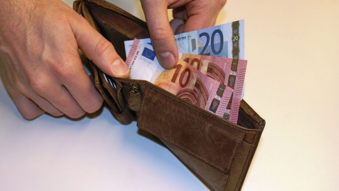 Geld Geldbeutel 