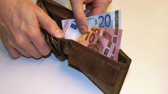 Geld Geldbeutel 
