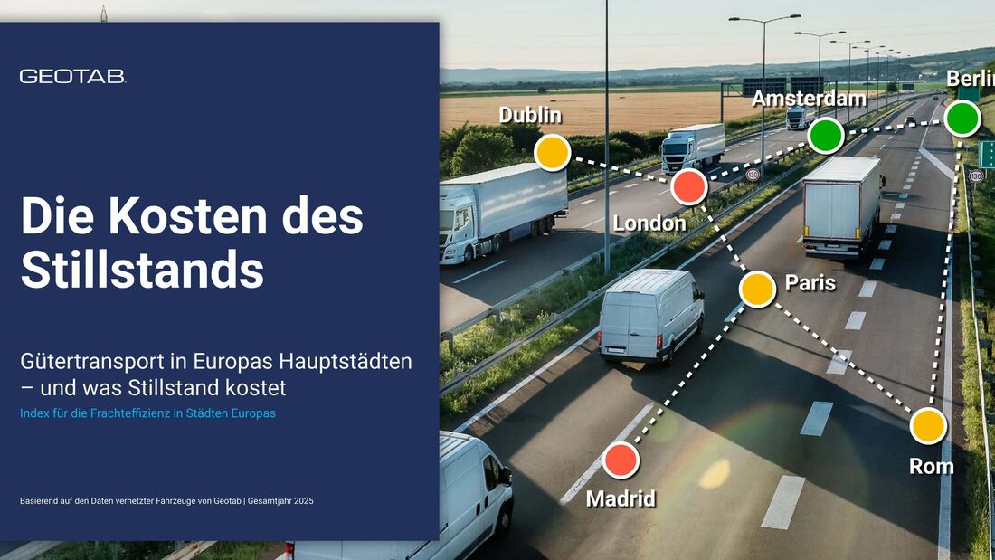 Geotab-Stau-Studie zu den Kosten des Stillstands