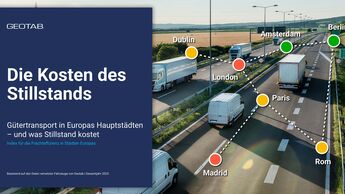 Geotab-Stau-Studie zu den Kosten des Stillstands